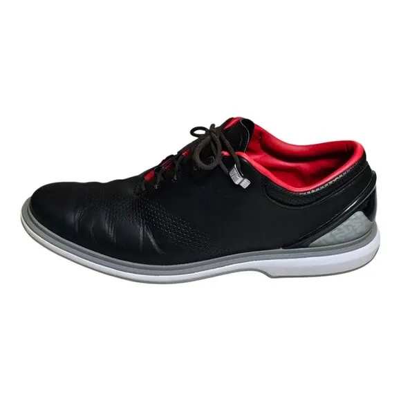 Nike Air Jordan ADG 4 Men Size 11.5 DM0103-015 Black Red Spikeless Golf Shoes