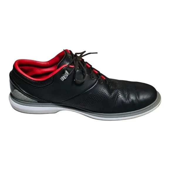 Nike Air Jordan ADG 4 Men Size 11.5 DM0103-015 Black Red Spikeless Golf Shoes