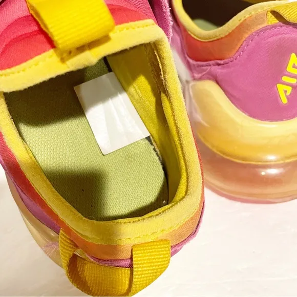 Nike Air Max 270 Youth 6.5 Extreme SE GS CN8280 600 Fuchsia Slip on Sneakers
