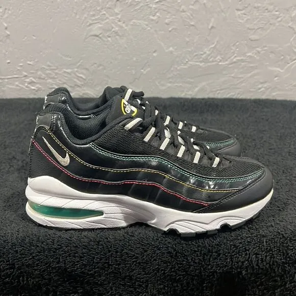 🔥 NIKE Air Max 95 Game Special Edition Black Sneakers Youth Sz 4.5Y / Women 6.5