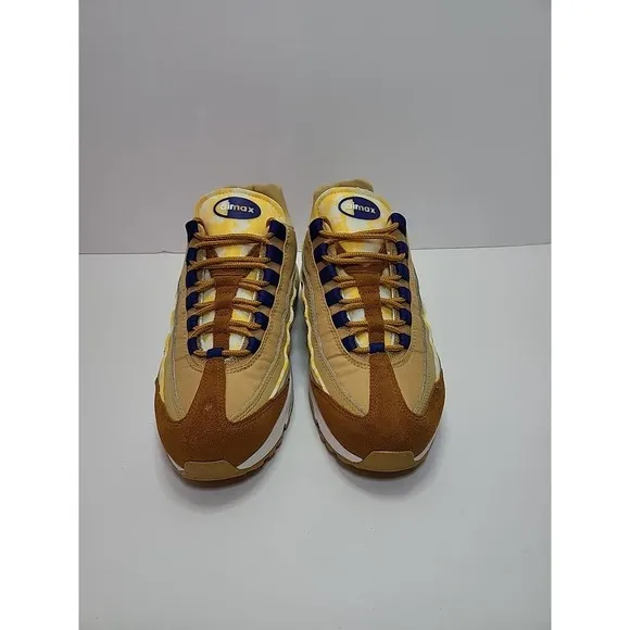 Nike Air Max 95 SE Twine Sail Tawny Royal Mens Sz.6.5/Wmns 8.5 Shoes CU1560-700‎