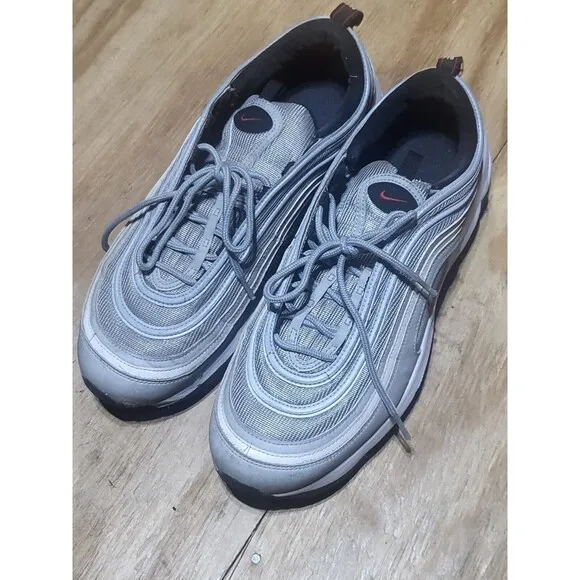 Nike Air Max 97 G 'Silver Bullet' Golf Shoes CI7538-001 Size 11