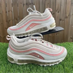 Nike Air Max 97 Summit White Bleached Coral 921733-104 Women’s Size 5
