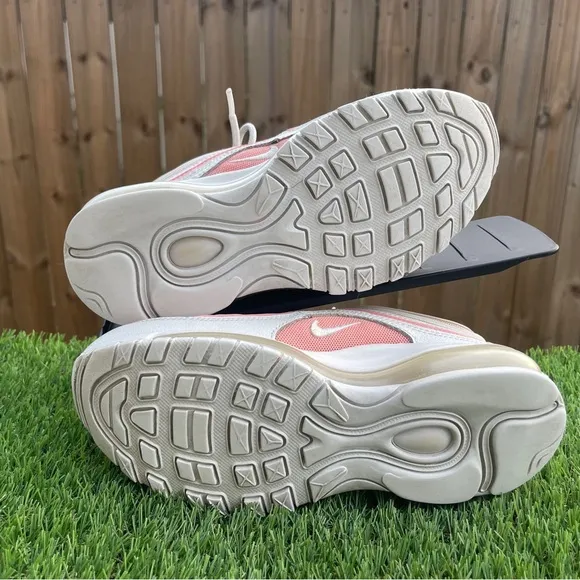 Nike Air Max 97 Summit White Bleached Coral 921733-104 Women’s Size 5