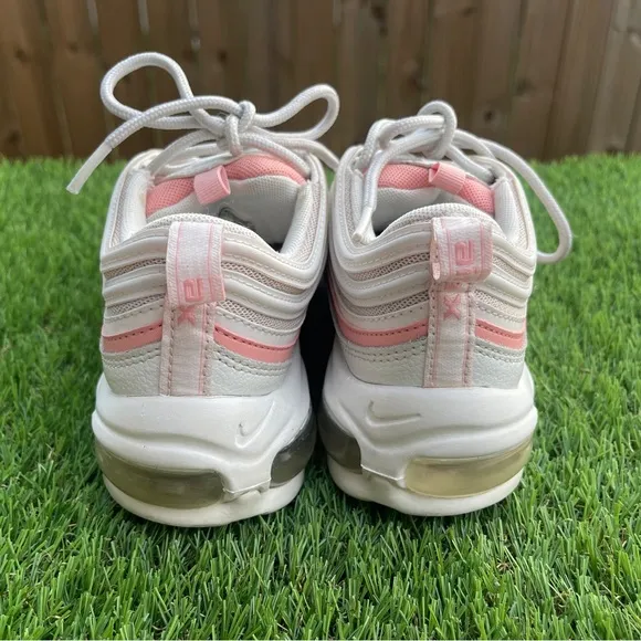 Nike Air Max 97 Summit White Bleached Coral 921733-104 Women’s Size 5