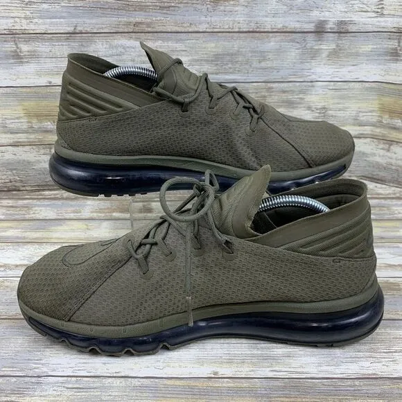 Nike Air‎ Max Flair Shoes Mens 11 Olive Green Sneakers Cross Training 942236-200