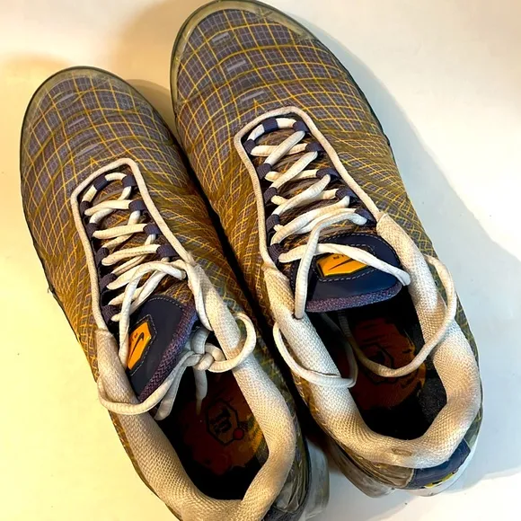 Nike Air Max Plus OG Steel-yellow-white-black Wave Grid SZ 11 BV1983-500