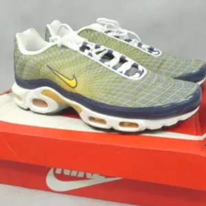 Nike Air Max Plus OG Steel-yellow-white-black Wave Grid SZ 11 BV1983-500