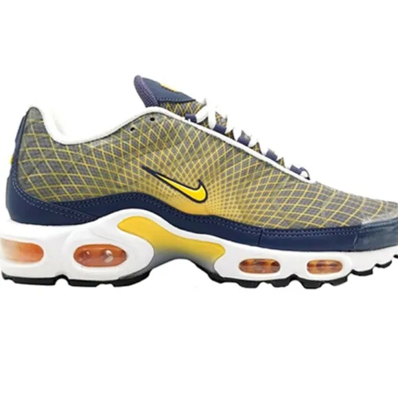 Nike Air Max Plus OG Steel-yellow-white-black Wave Grid SZ 11 BV1983-500