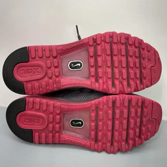 Nike Air Max Plus Sneakers Shoes Athletic Running Training Gray Pink Womens 9