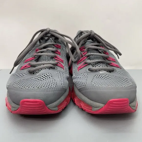 Nike Air Max Plus Sneakers Shoes Athletic Running Training Gray Pink Womens 9