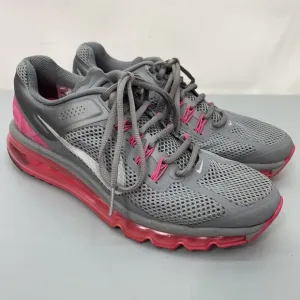 Nike Air Max Plus Sneakers Shoes Athletic Running Training Gray Pink Womens 9