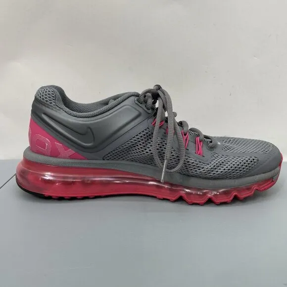 Nike Air Max Plus Sneakers Shoes Athletic Running Training Gray Pink Womens 9