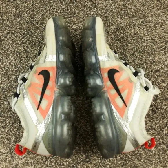 Nike Air Max Vapormax Platinum Orange Running Shoes Mens Size 9.5 AR6631-003