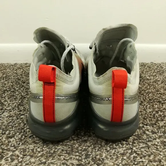 Nike Air Max Vapormax Platinum Orange Running Shoes Mens Size 9.5 AR6631-003