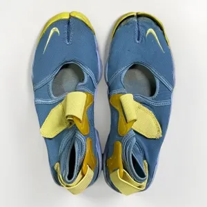 Nike Air Rift Trainers Split Toe Shoes W 6 Blue Yellow Y2K 2002 Sneakers Running