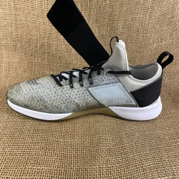 nike air sneakers zoom strong training running shoes gray black women’s size 12
