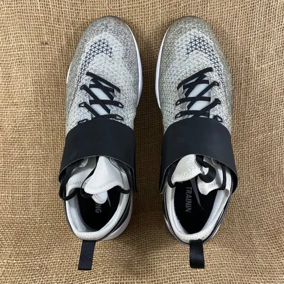 nike air sneakers zoom strong training running shoes gray black women’s size 12