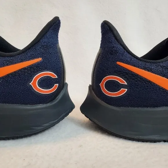 Nike Air Zoom Pegasus 36 NFL Chicago Bears 9.5 CI1923 400 Navy Orange Sneakers