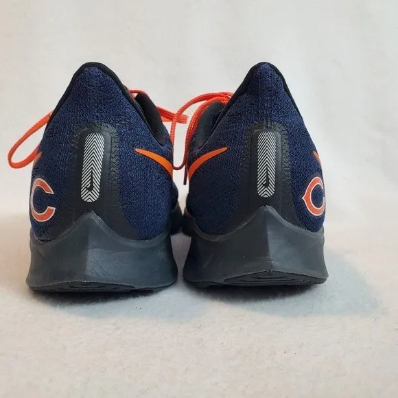 Nike Air Zoom Pegasus 36 NFL Chicago Bears 9.5 CI1923 400 Navy Orange Sneakers
