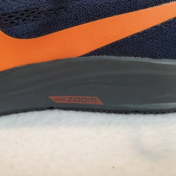 Nike Air Zoom Pegasus 36 NFL Chicago Bears 9.5 CI1923 400 Navy Orange Sneakers