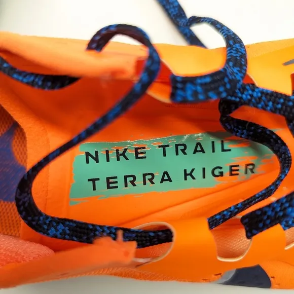 Nike Air Zoom Trail Terra Kiger 7 Total Orange Hiking Running Sneakers Men's 8.5