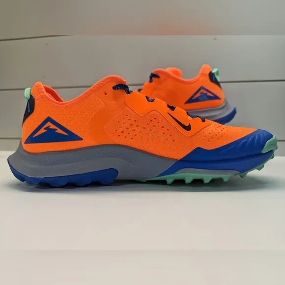 Nike Air Zoom Trail Terra Kiger 7 Total Orange Hiking Running Sneakers Men's 8.5