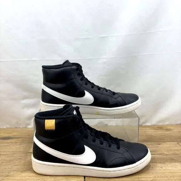 Nike Court Royale 2 Men's 10.5 Black Casual Shoes Sneakers CT1725-001.