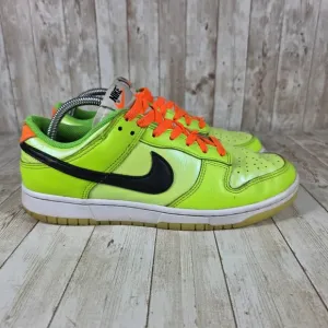 Nike Dunk Low Neon Green Black Sneakers Casual Shoes F4610-702 Size 9.5