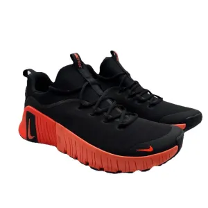 Nike Free Metcon 6 Mens Size 14 Shoes Black Orange Athletic Training Sneakers