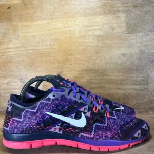 Nike Free TR 4 Print Womens Size 9 Running Shoes Sneakers Nordic Hyper Grape