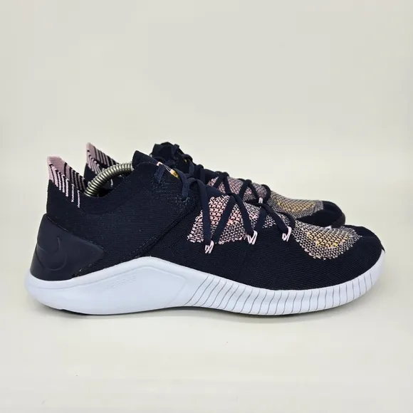 Nike Free TR Flyknit 3 College Navy Women's Training Shoes Size 10