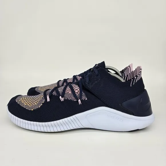 Nike Free TR Flyknit 3 College Navy Women's Training Shoes Size 10
