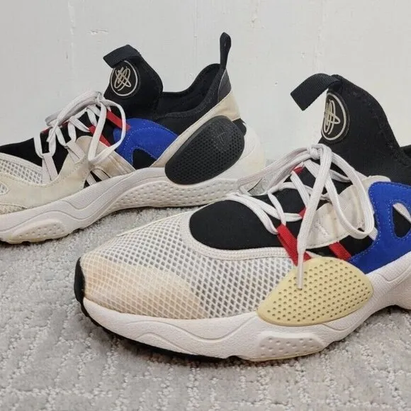 Nike Huarache E.D.G.E. TXT Men's Size 13 Gray Blue Red Running Shoes A01697-001