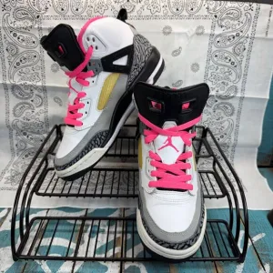 Nike Jordan Spizike Basketball Shoes 535712-109 Brooklyn Youth Size 5/Womans 6.5