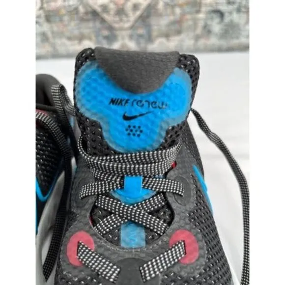 Nike Kids Renew Run Casual Running Shoes Size 6Y Black, Blue, Pink