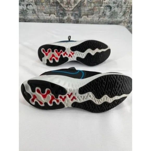 Nike Kids Renew Run Casual Running Shoes Size 6Y Black, Blue, Pink