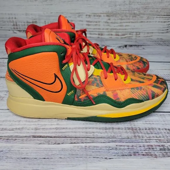 Nike Kyrie 8 Infinity 1 World 1 People Men's Basketball Shoes Orange DO9614-800