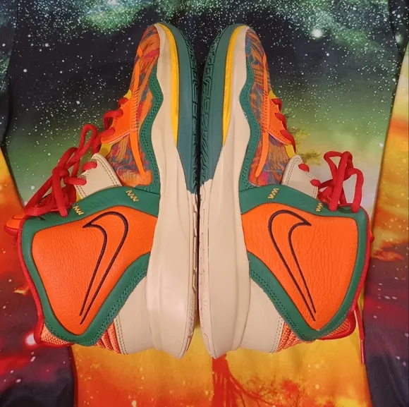 Nike Kyrie Irving 8 Infinity 1 World 1 People Mens 10  Orange DO9614 800 NO BOX!