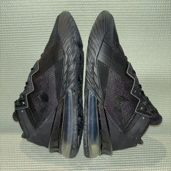 Nike Lebron XVIII 18 Low Triple Black Basketball Shoes Men’s Size 8.5 CV7562-004
