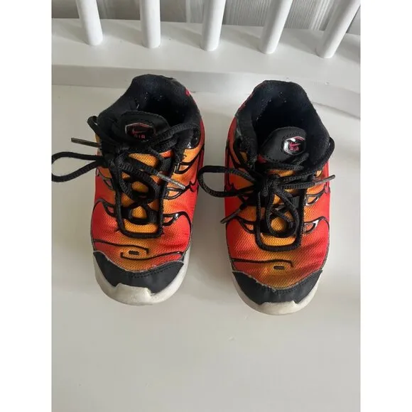 Nike Little Air Max Plus Sunset Pimento Red Toddler