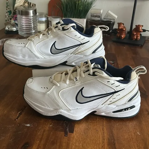 Nike Men's Air Monarch IV Blue/White Cross Training 7W Shoes Sneakers