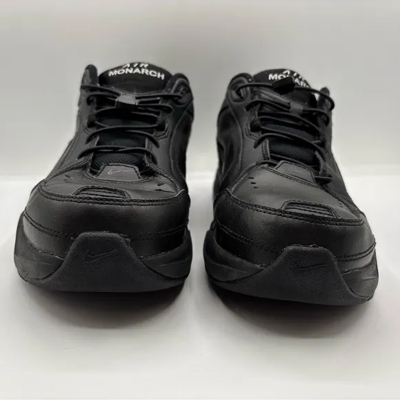 Nike Men’s Air Monarch IV Size 8.5 Triple Black 416335-001 Training Shoes