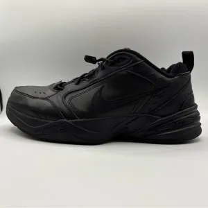 Nike Men’s Air Monarch IV Size 8.5 Triple Black 416335-001 Training Shoes