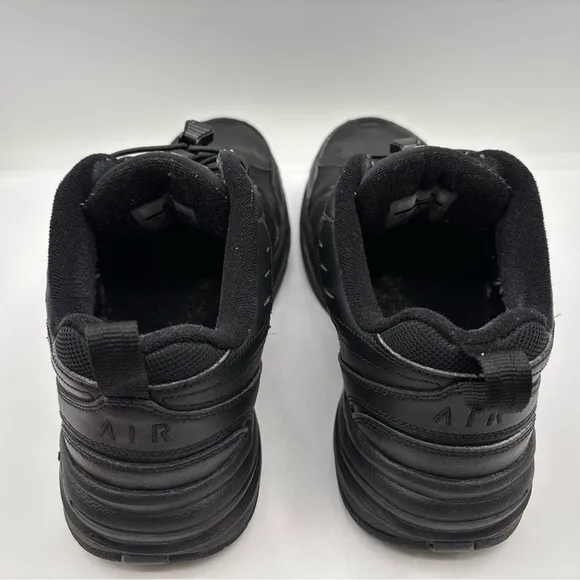 Nike Men’s Air Monarch IV Size 8.5 Triple Black 416335-001 Training Shoes