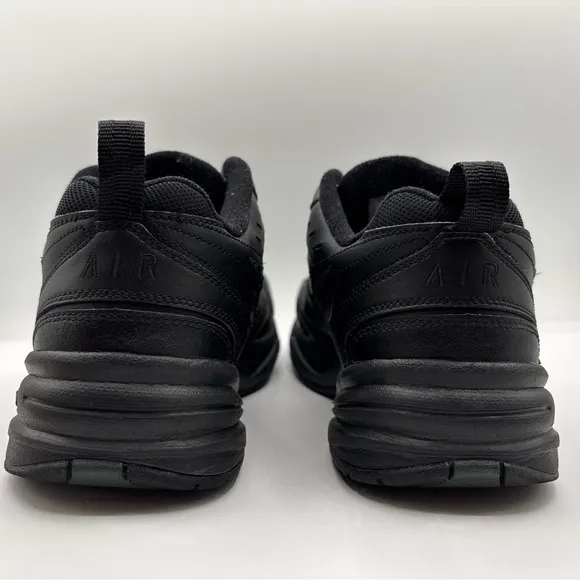 Nike Men’s Air Monarch IV Size 8.5 Triple Black 416335-001 Training Shoes