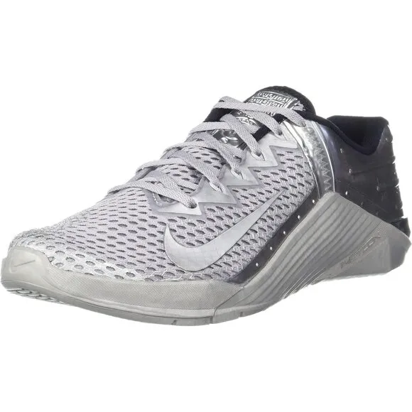 Nike Men's Metcon 6 PRM Training Shoes Metallic Silver - Size 10