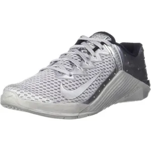 Nike Men's Metcon 6 PRM Training Shoes Metallic Silver - Size 10