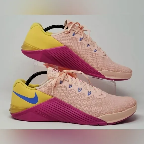 Nike Metcon 5 Womens Size 14 Washed Coral Pink Gold Training AO2982-668  New