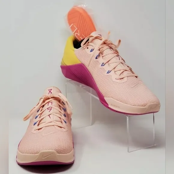 Nike Metcon 5 Womens Size 14 Washed Coral Pink Gold Training AO2982-668  New